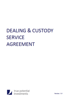 Dealing & Custody Service Agreement