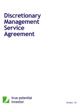 Discretionary Management Service Agreement