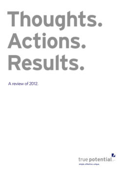 Thoughts. Actions. Results. – 2012 Annual Report
