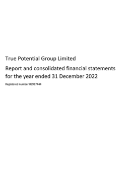 Report and consolidated financial statements for the year ended 31 December 2022