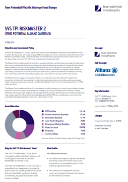True Potential Allianz Balanced Factsheet