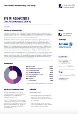 True Potential Allianz Growth Factsheet