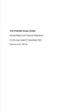 Annual Report and Financial Statements For the year ended 31 December 2023