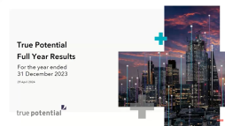 True Potential Financial Year 2023 Results Webinar