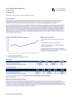 True Potential Allianz Balanced Factsheet