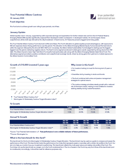 True Potential Allianz Cautious Factsheet