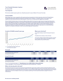 True Potential Schroders Cautious Factsheet