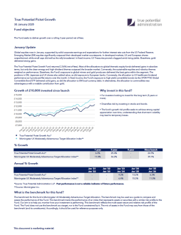 True Potential Pictet Growth Factsheet