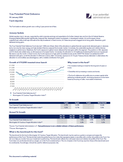 True Potential Pictet Defensive Factsheet
