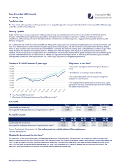 True Potential UBS Growth Factsheet