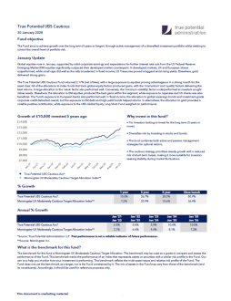 True Potential UBS Cautious Factsheet