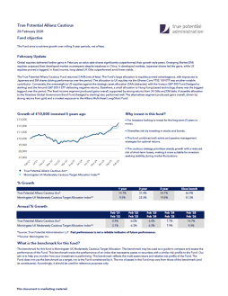 True Potential Allianz Cautious Factsheet