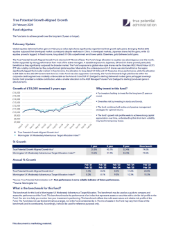 True Potential Growth-Aligned Growth Factsheet