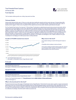 True Potential Pictet Cautious Factsheet