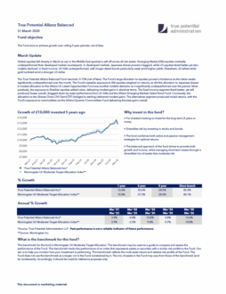True Potential Allianz Balanced Factsheet