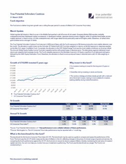 True Potential Schroders Cautious Factsheet