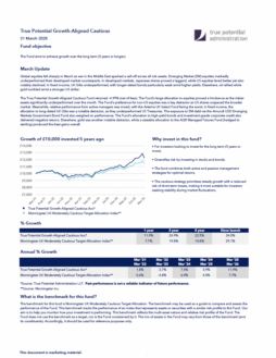 True Potential Growth-Aligned Cautious Factsheet