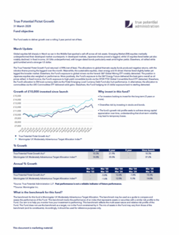 True Potential Pictet Growth Factsheet