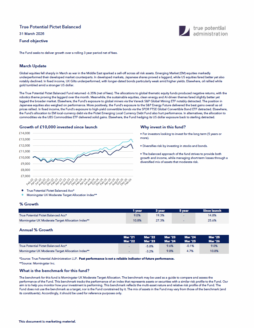 True Potential Pictet Balanced Factsheet