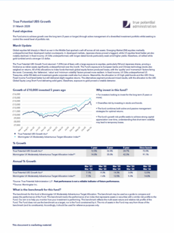 True Potential UBS Growth Factsheet