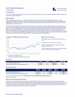 True Potential UBS Aggressive Factsheet