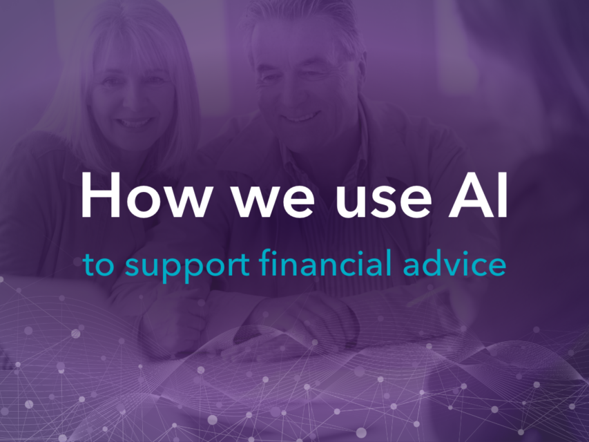 How we use AI to support financial advice