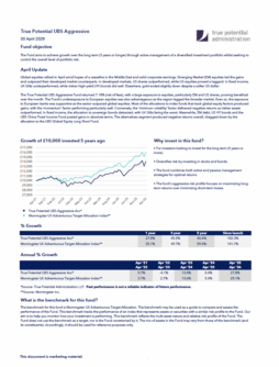 True Potential UBS Aggressive Factsheet