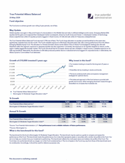 True Potential Allianz Balanced Factsheet