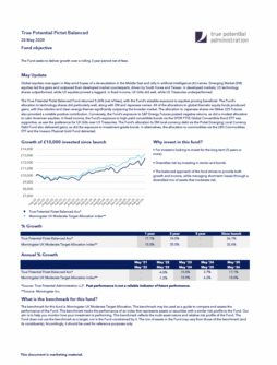 True Potential Pictet Balanced Factsheet