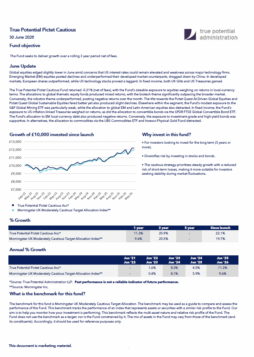 True Potential Pictet Cautious Factsheet