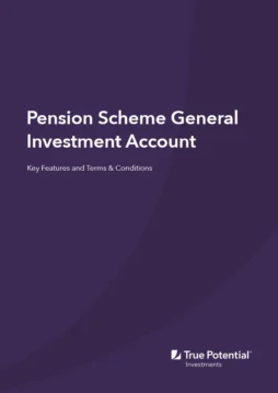 Pension Scheme General Investment Account Key Features and Terms & Conditions – valid from 1st October 2026